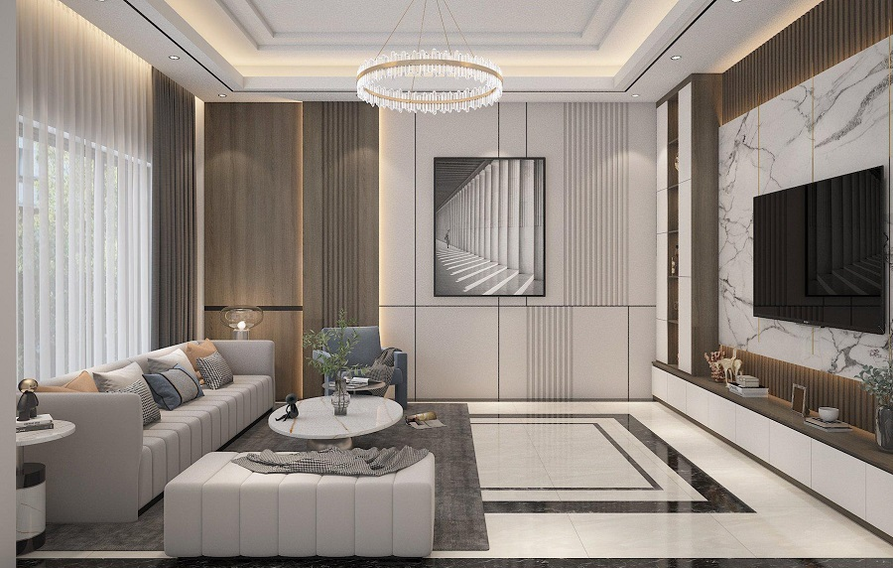 Nội thất Tân Trường Minh cải tạo văn phòng du lịch Đà Nẵng bằng trần nhựa thả hiện đại